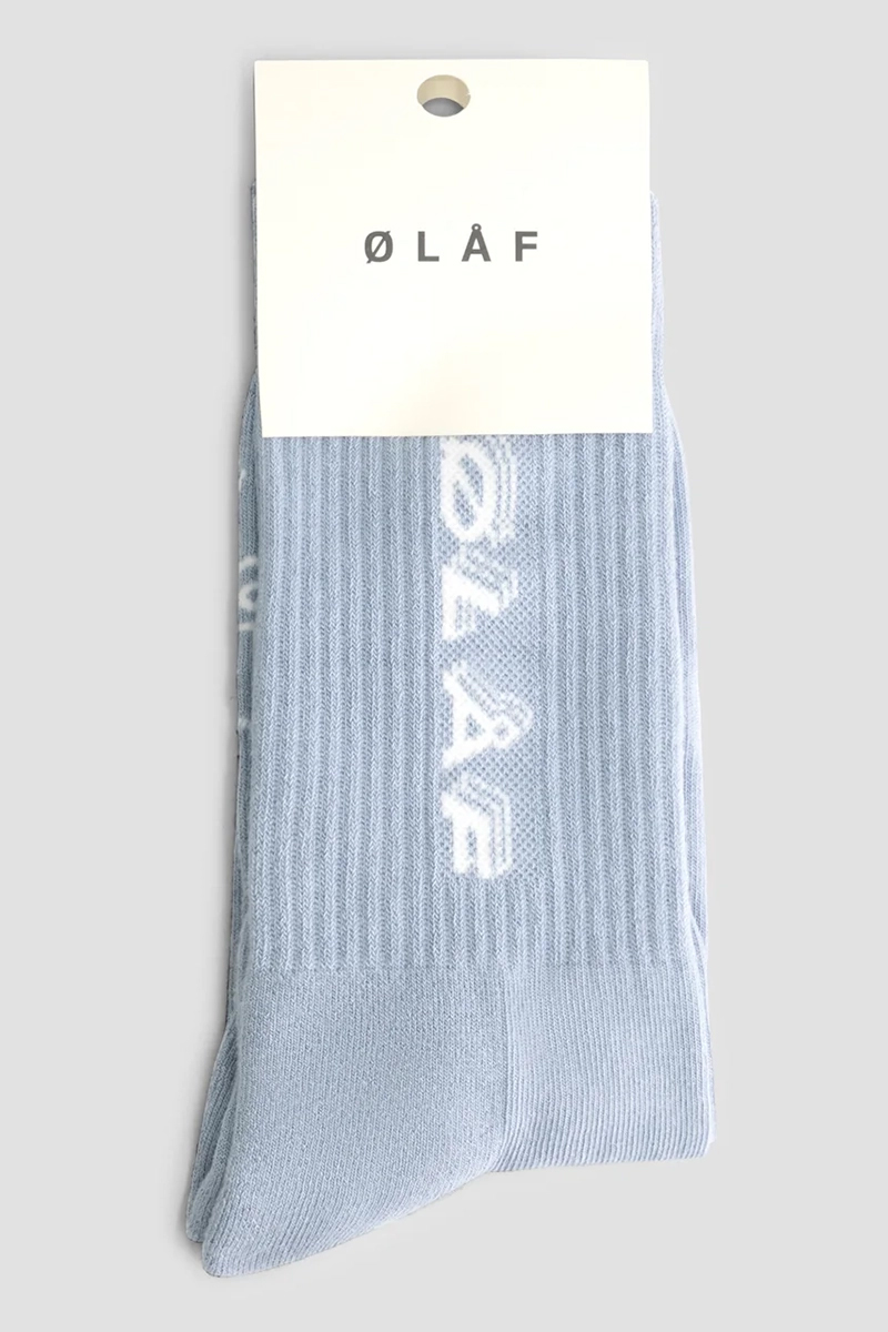 Olaf Hussein TRIPLE ITALIC SOCKS Blauw 2