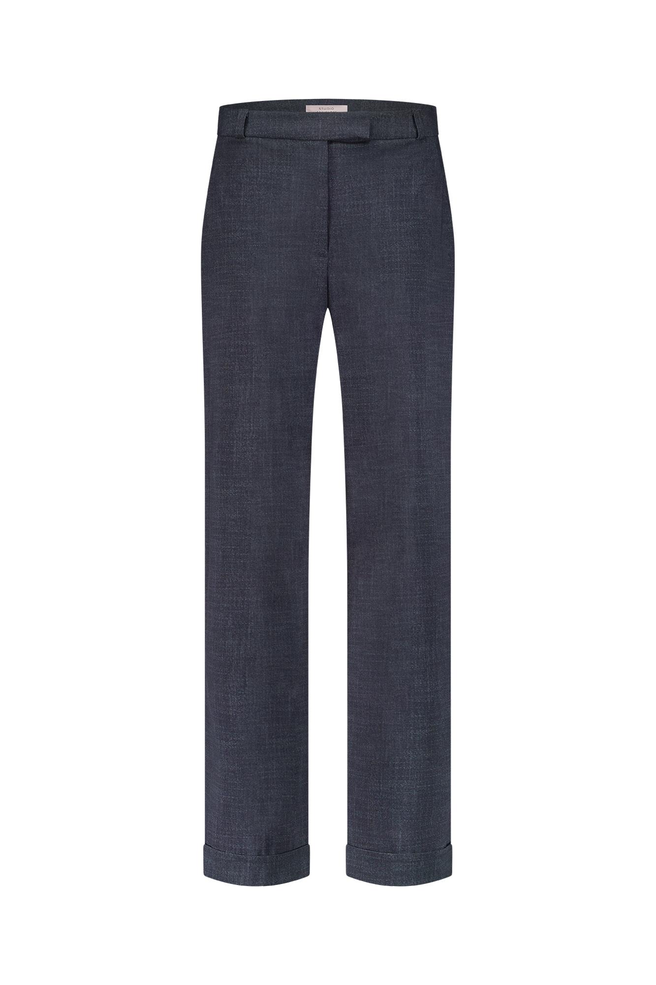 Studio Anneloes Ozzie woven look trousers Blauw-1 1