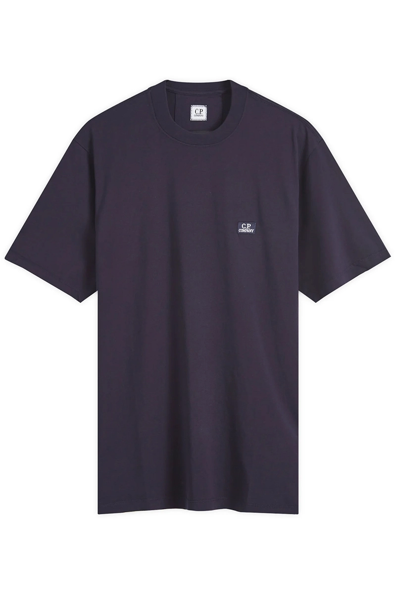 C.P. Company T-SHIRTS SHORT SLEEVE IN JERSEY 30/1 Paars-1 1