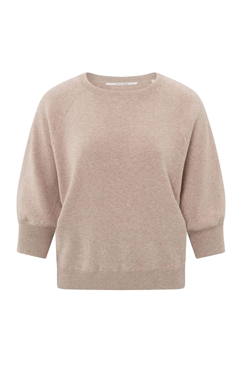 Yaya Sweater with raglan sleeves DUSTY PINK MELANGE 1